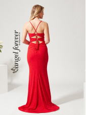 AF3318 Dress - Red (Angel Forever)